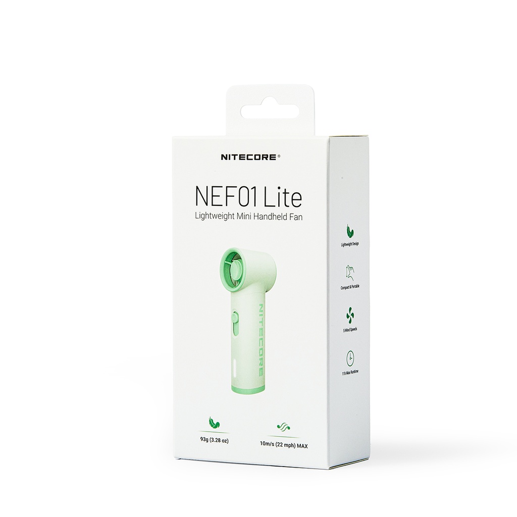 Nitecore Fan NEF01 Lite - Frost White