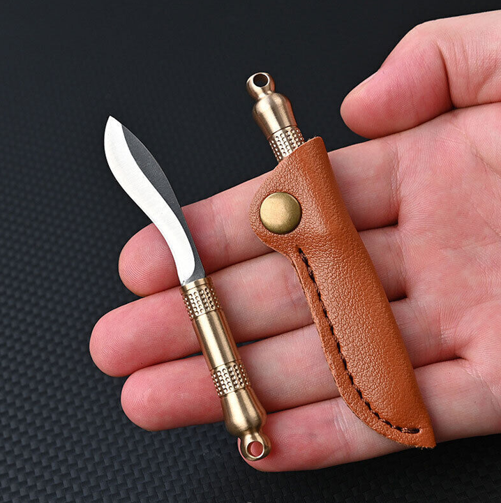 Mini Keychain Fixed Blade Knife 