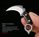 Mini Folding Keychain Knife Gold Handle