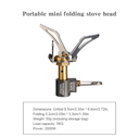 Wellhike Mini Folding Stove