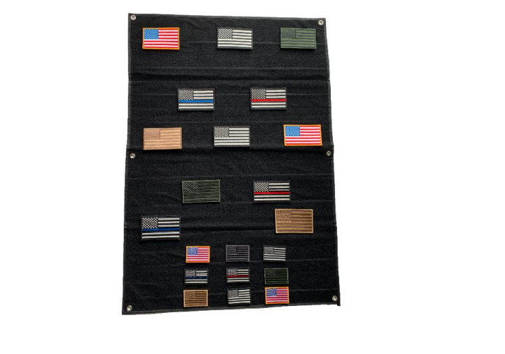 Large Velcro Panel Blanket with 6 eyelets Black 70*100cm