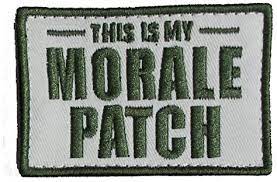 MORALE FLAG PATCHES - This is my Morale Patch