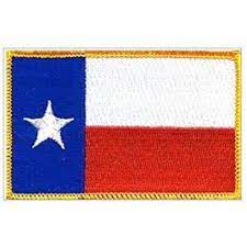 MORALE FLAG PATCHES - Texas Flag (Colored)