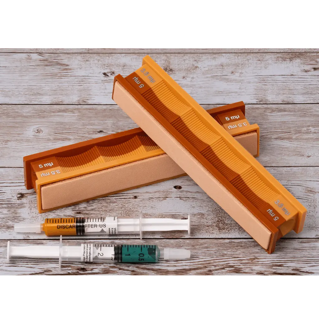 Wicked Edge 5/3.5 Micron Diamond and Balsa Strops Pack