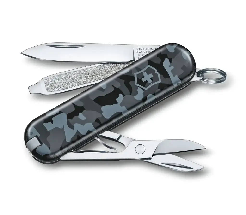 Victorinox Classic SD Printed in Navy Camouflage