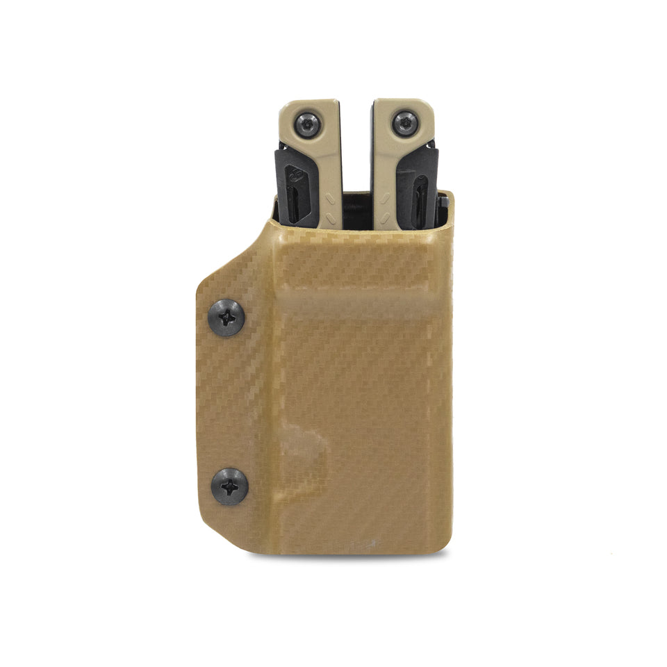 Clip & Carry Leatherman Kydex Sheath for the OHT - CF Brown