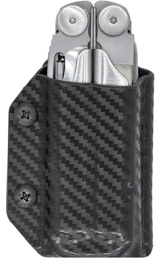 Clip & Carry Leatherman Kydex Sheath for the  WAVE / WAVE+ - CF BLACK