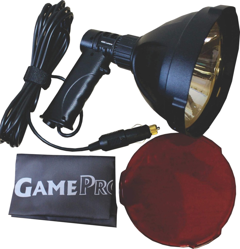 Gamepro Tyto 12v Spotlight 4000 Lum 45w Led W/Bag & Red Filter