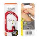 Nite Ize SlideLock® Carabiner Aluminum #4 (Red)
