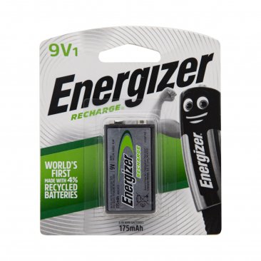 Energizer RECHARGE BATTERY 9V 1PCS