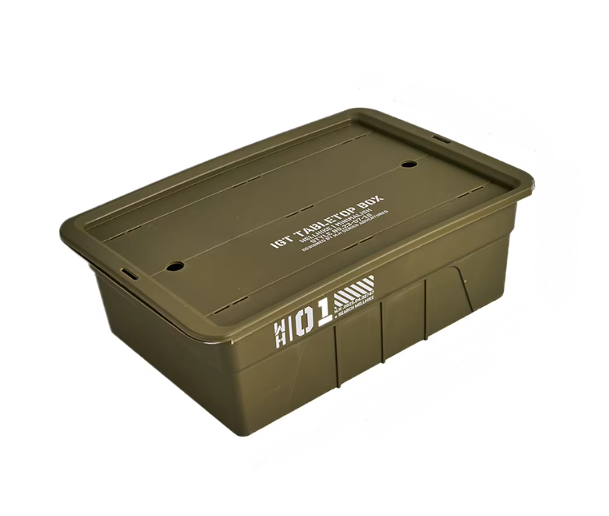 Wellhike IGT Table Tea Tray And Storage - Green
