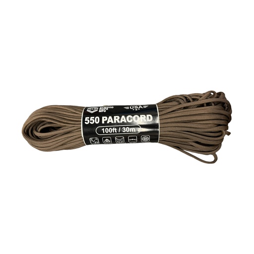 [S07] Atwood 550 Paracord - Brown - 30M