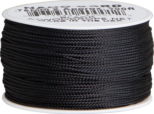 [RG1037] Atwood Rope MFG Nano Cord Black