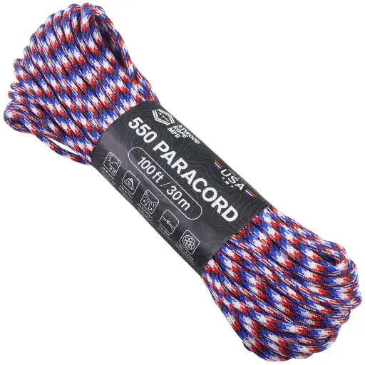 [P55] Atwood 550 Paracord - Old Glory