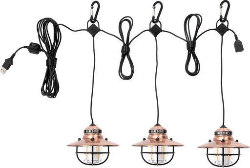 [BARE269] Barebones Living Edison String Lights Copper