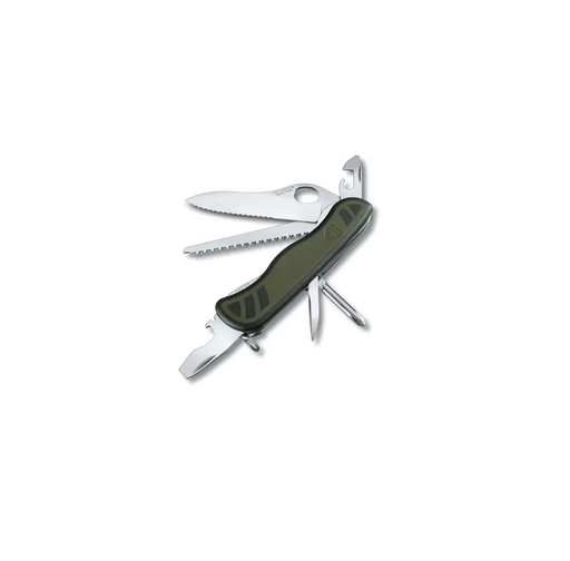 [0.8461.mwch] Victorinox Swiss Soldier's Knife 08 in green/black