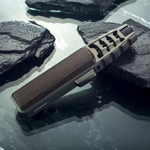 [ZB-588GR] Jobon Torch Lighter (Wood - Gray)