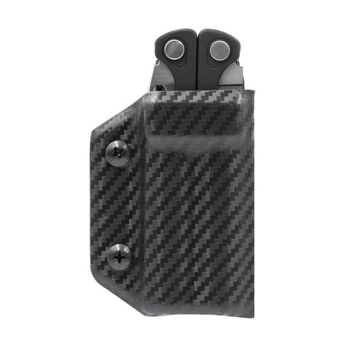 [LCHARGE-CF-BLK] Clip & Carry Leatherman Kydex Sheath for the Charge & Charge + - CF Black