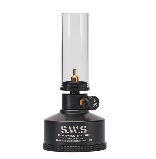 Wellhike Portable Camping Gas Lamp - Black