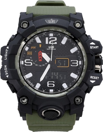[UZIW1545G] Uzi Shock Watch OD 