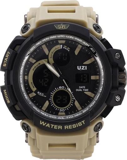 [UZIW1708K] Uzi Shock Watch Khaki