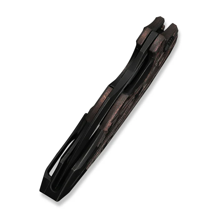 WE KNIFE Arrakis Integral Titanium Handle With Copper Foil Carbon Fiber 