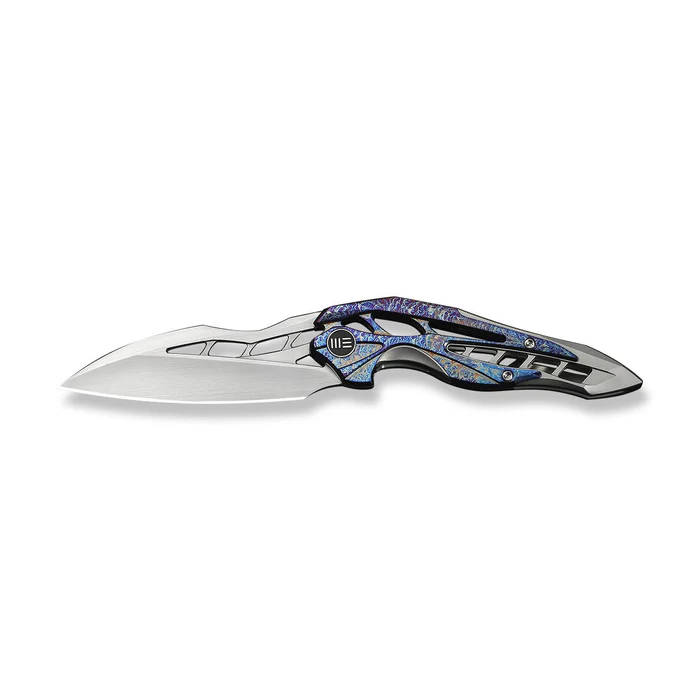 WE KNIFE Arrakis Integral Titanium Handle With Flamed Titanium Inlay 