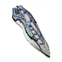 WE KNIFE Arrakis Integral Titanium Handle With Flamed Titanium Inlay 