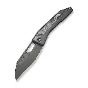 WE KNIFE Inceptus Gray Titanium Handle With White & Black G10 Inlay