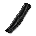 WE KNIFE Tighe Down Black Titanium Integral Handle With Black & Yellow Carbon Fiber
