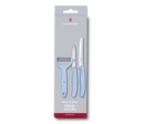 Victorinox Swiss Classic Trend Colors Paring Knife Set with Tomato and Kiwi Peeler, 3 Pieces