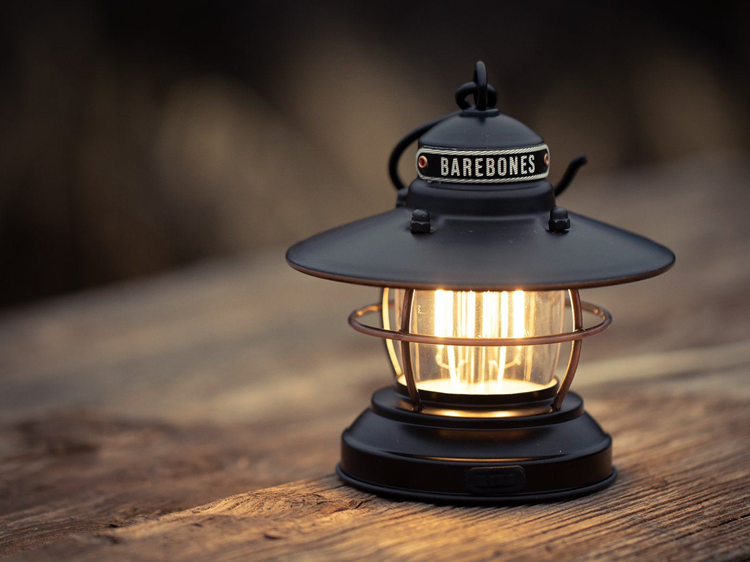 Barebones Edison Mini Lantern - Antique Bronze