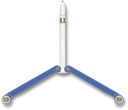 Spyderco BaliYo Flip Pen - Heavy-Duty, Blue/White