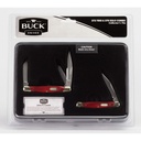 Buck Folder Combo Red Wood