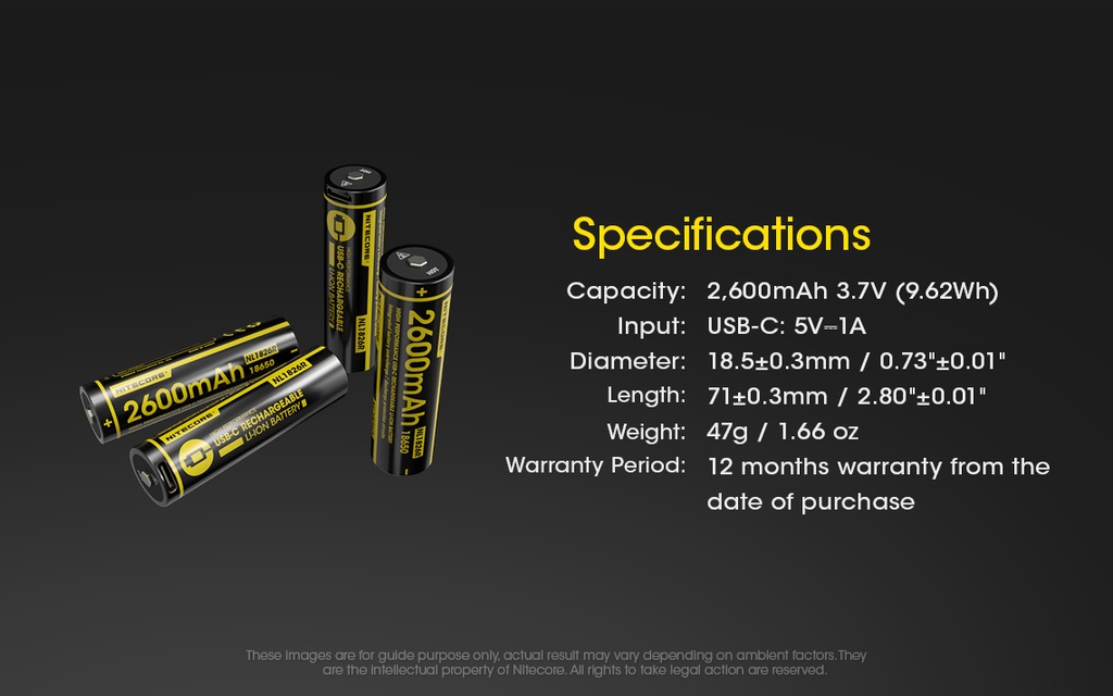 Nitecore NL1826R