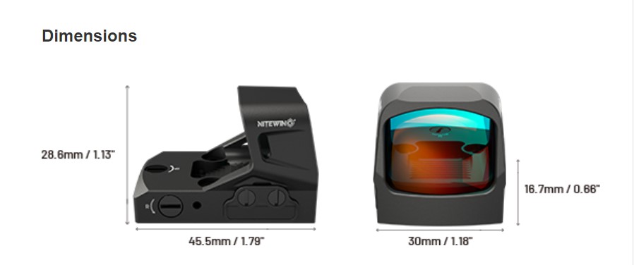 Nitewing SPO320 Red Dot