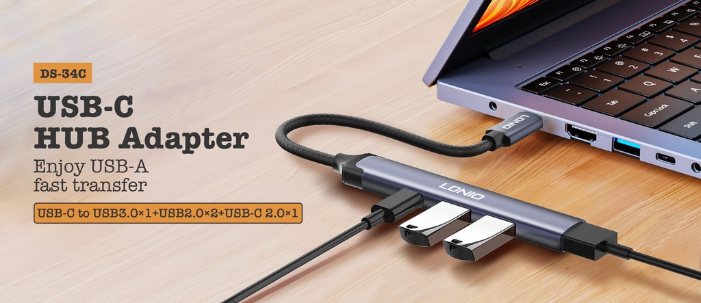 LDNIO HUB Adapter DS-34C