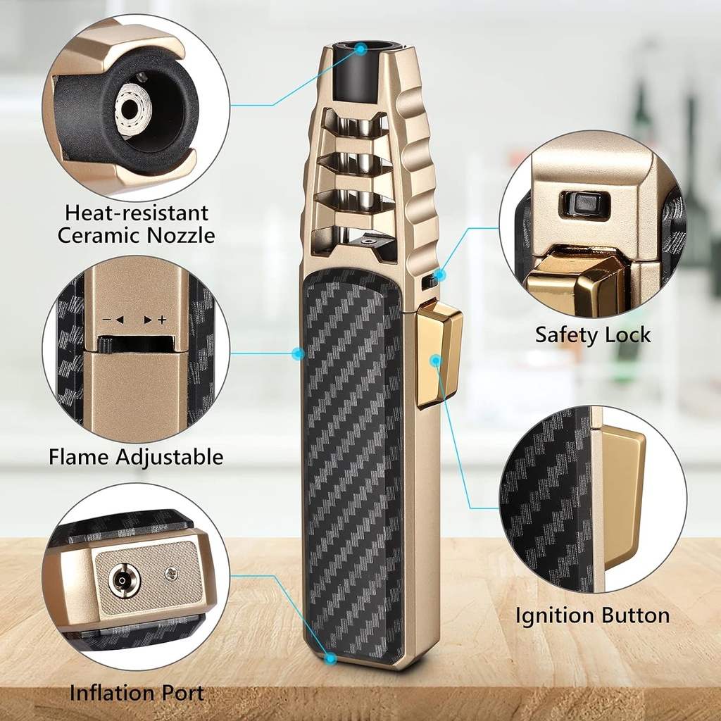 Jobon Torch Lighter (Gold)