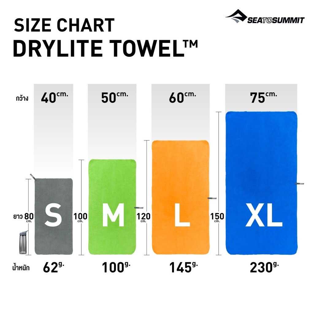 Sea To Summit DRYLITE TOWEL Lime Green Large