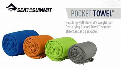 Sea to Summit Pocket Towel M Sage