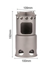Titanium Camping Wood Stove
