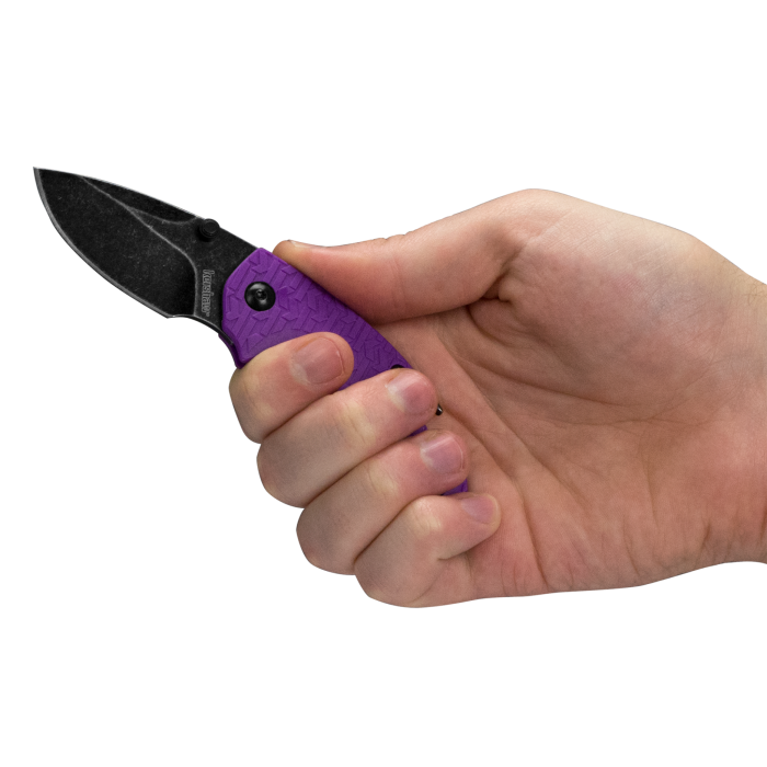 Kershaw Shuffle - Purple, BlackWash