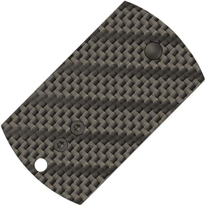 Spyderco DOG TAG FOLDER CF/G-10 LAMINATE BLACK