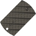 Spyderco DOG TAG FOLDER CF/G-10 LAMINATE BLACK