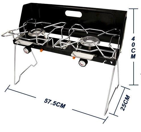 Foldable Two Burner Gas Stove HX-CS12