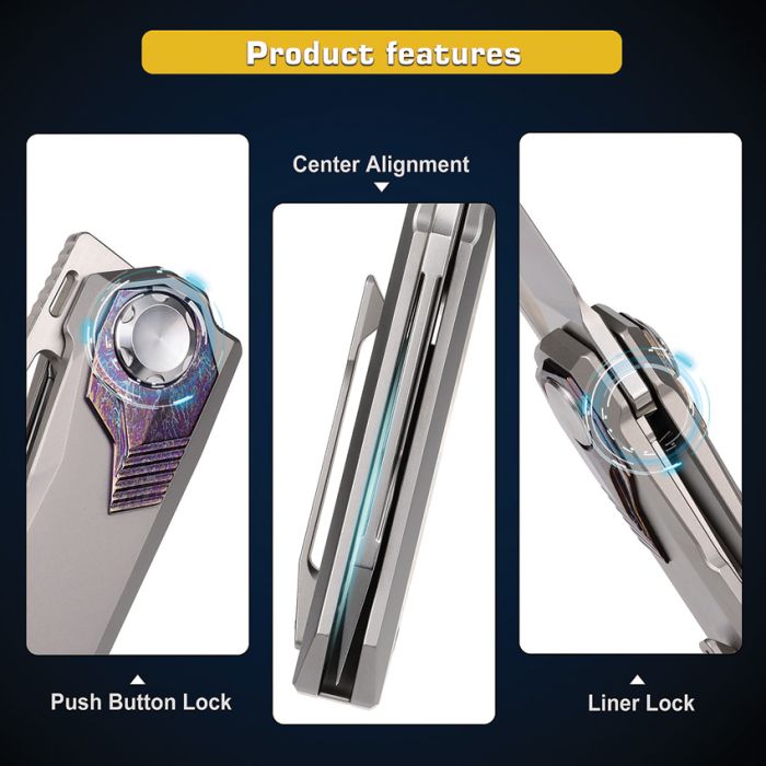 REMETTE Peregrine Falcon Linerlock Ti 