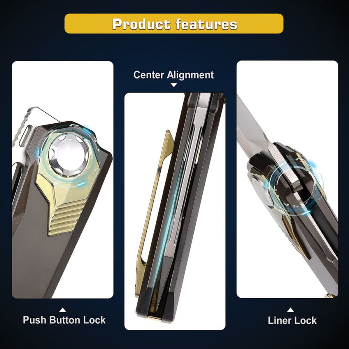 REMETTE Peregrine Falcon Linerlock Ti Brown 
