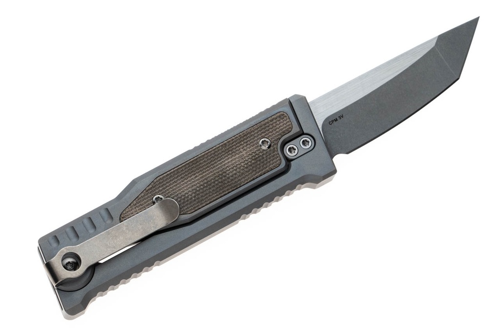 Reate EXO Mini 3V Tanto - Green Micarta 