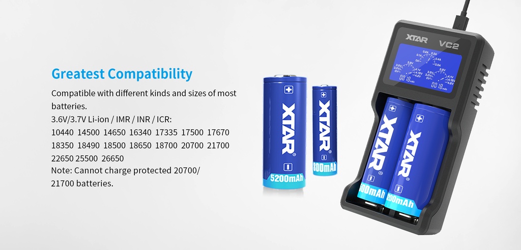 XTAR VC2 Charger