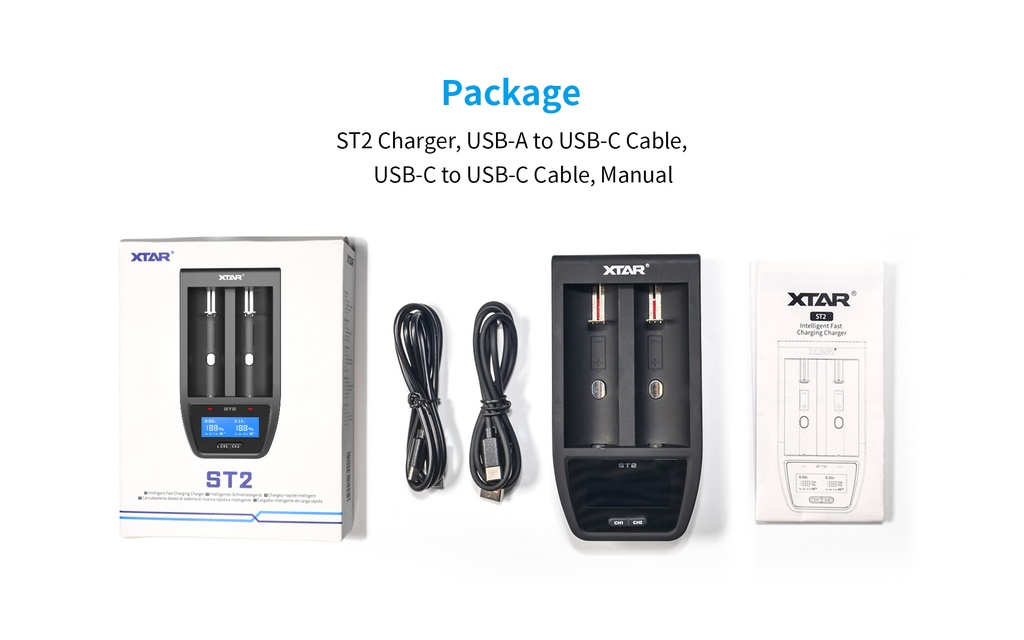 XTAR ST2 Charger